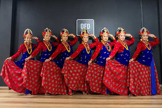 Dynamic Flickers Dance Academy showcasing the cultural heritage of Sikkim, India