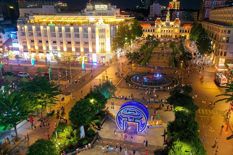 Nguyen Hue Walking Street, Ho Chi Minh City, Vietnam